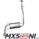 Rear back box and mid pipe exhaust - MX5 MK1